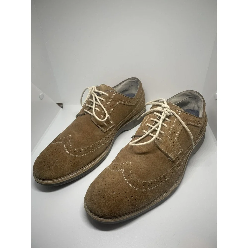 G.H. Bass & Co. Men's Pierson Taupe  Dress Shoes‎ (T300) Size 12D